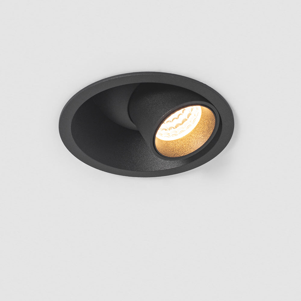 Periscope 12W LED Inout Downlight Black / Cool White