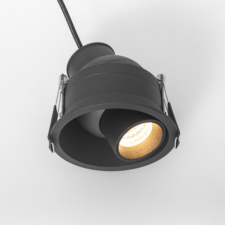 Periscope 12W LED Inout Downlight Black / Cool White