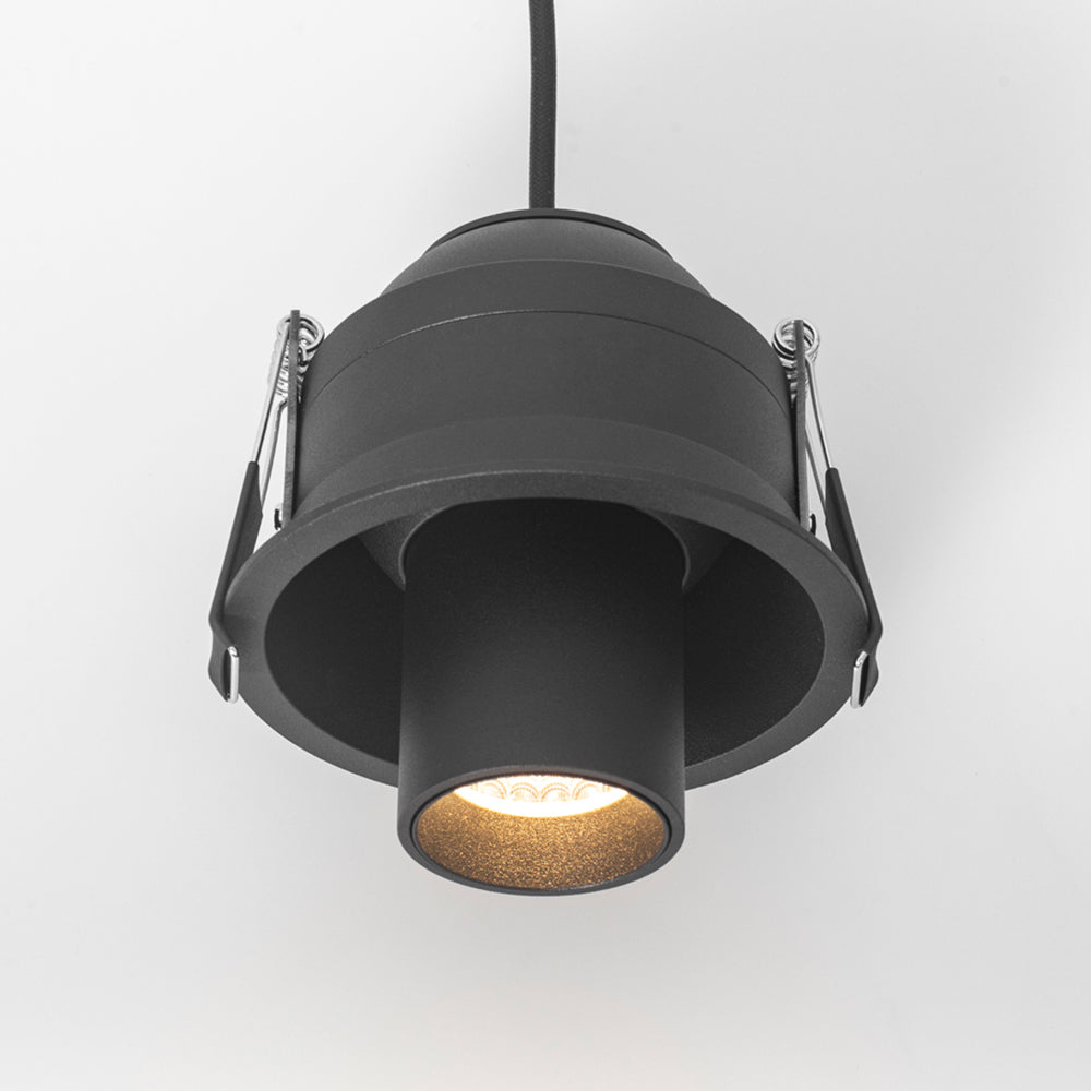 Periscope 12W LED Inout Downlight Black / Cool White
