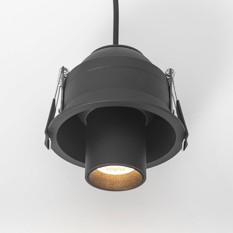 Periscope 12W LED Inout Downlight Black / Cool White