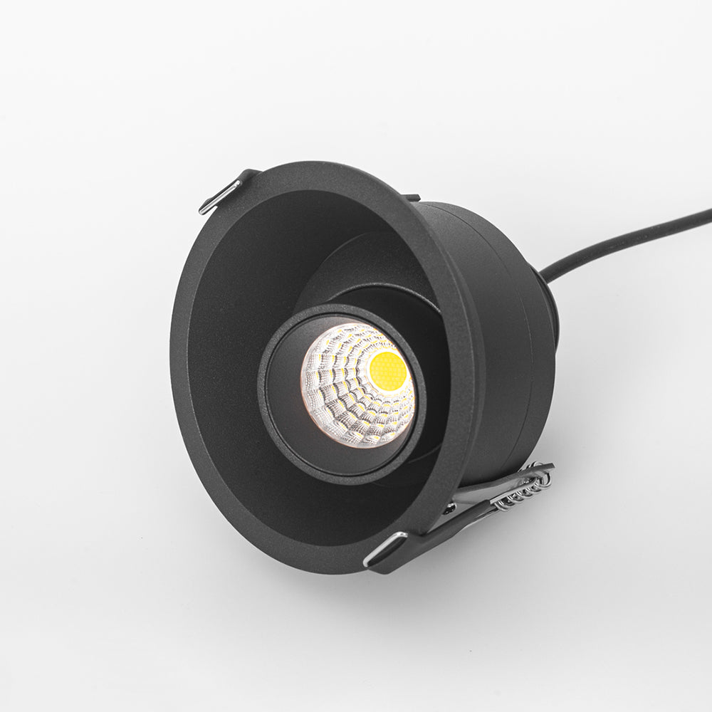 Periscope 12W LED Inout Downlight Black / Cool White