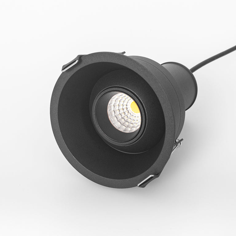 Periscope 12W LED Inout Downlight Black / Cool White