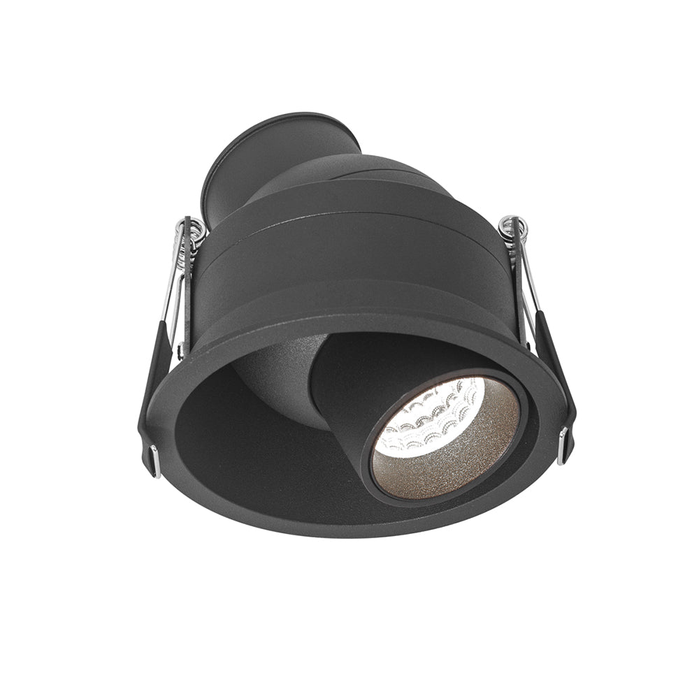 Periscope 12W LED Inout Downlight Black / Cool White