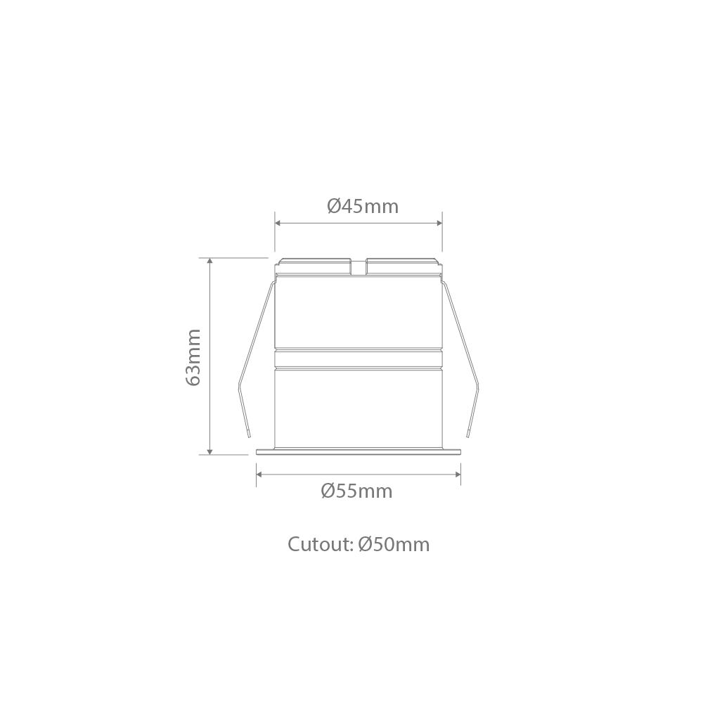 Pico 7W Dimmable LED Downlight White / Tri Colour IP54 - 21582