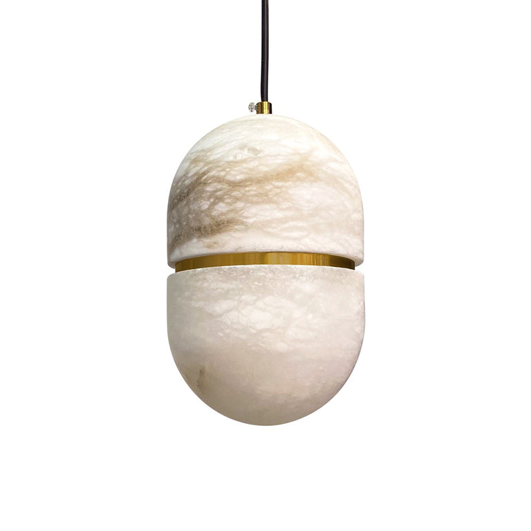 Panish Pilly Marble Pendant Gold