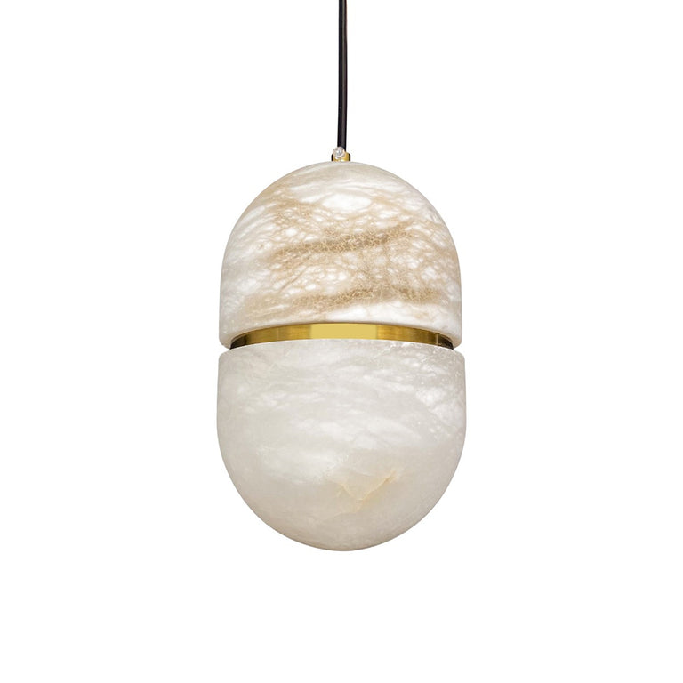 Panish Pilly Marble Pendant Gold