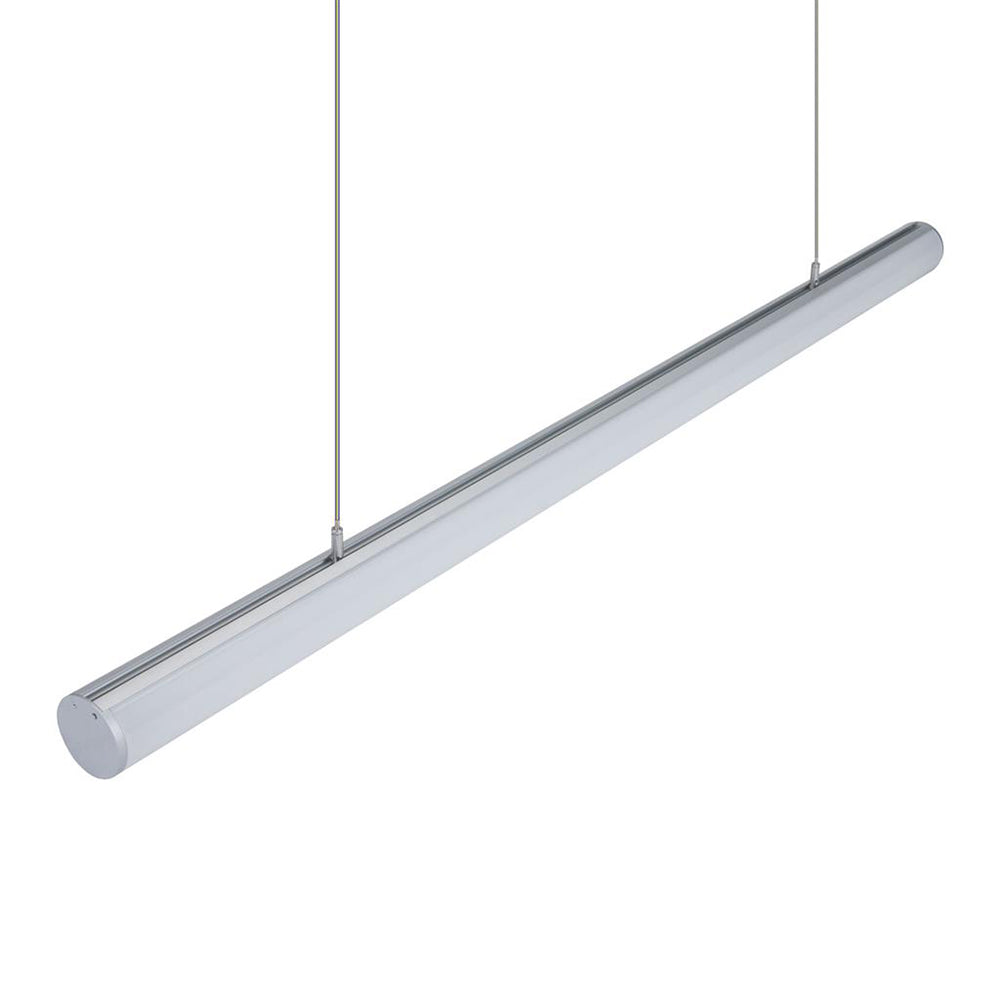 Pipe-60 21W LED Linear Pendant 1.2M Anodized Aluminium / Warm White - 23110