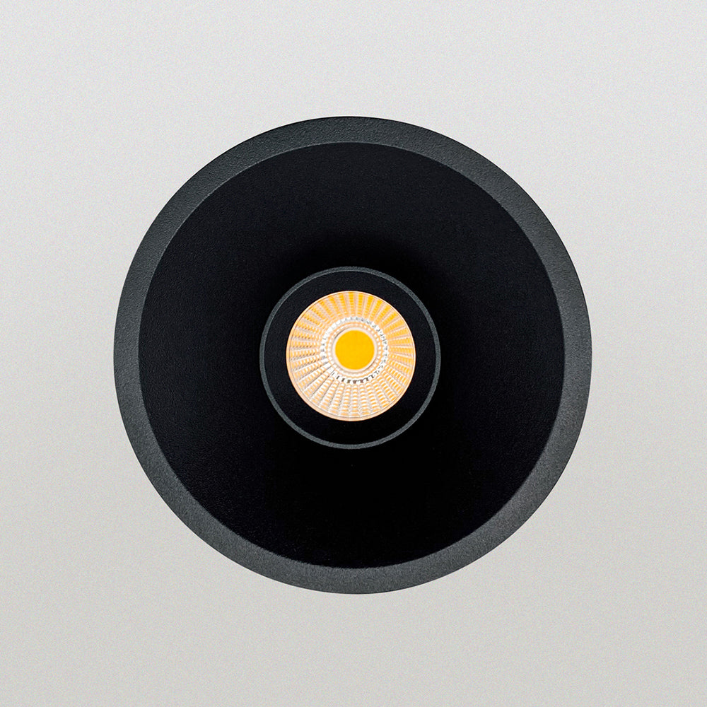 Prime 12W Dimmable LED Gimble Downlight Black / Warm White