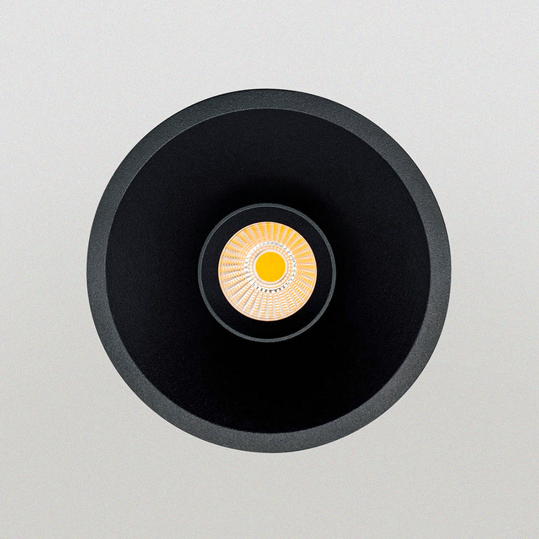 Prime 12W Dimmable LED Gimble Downlight Black / Warm White