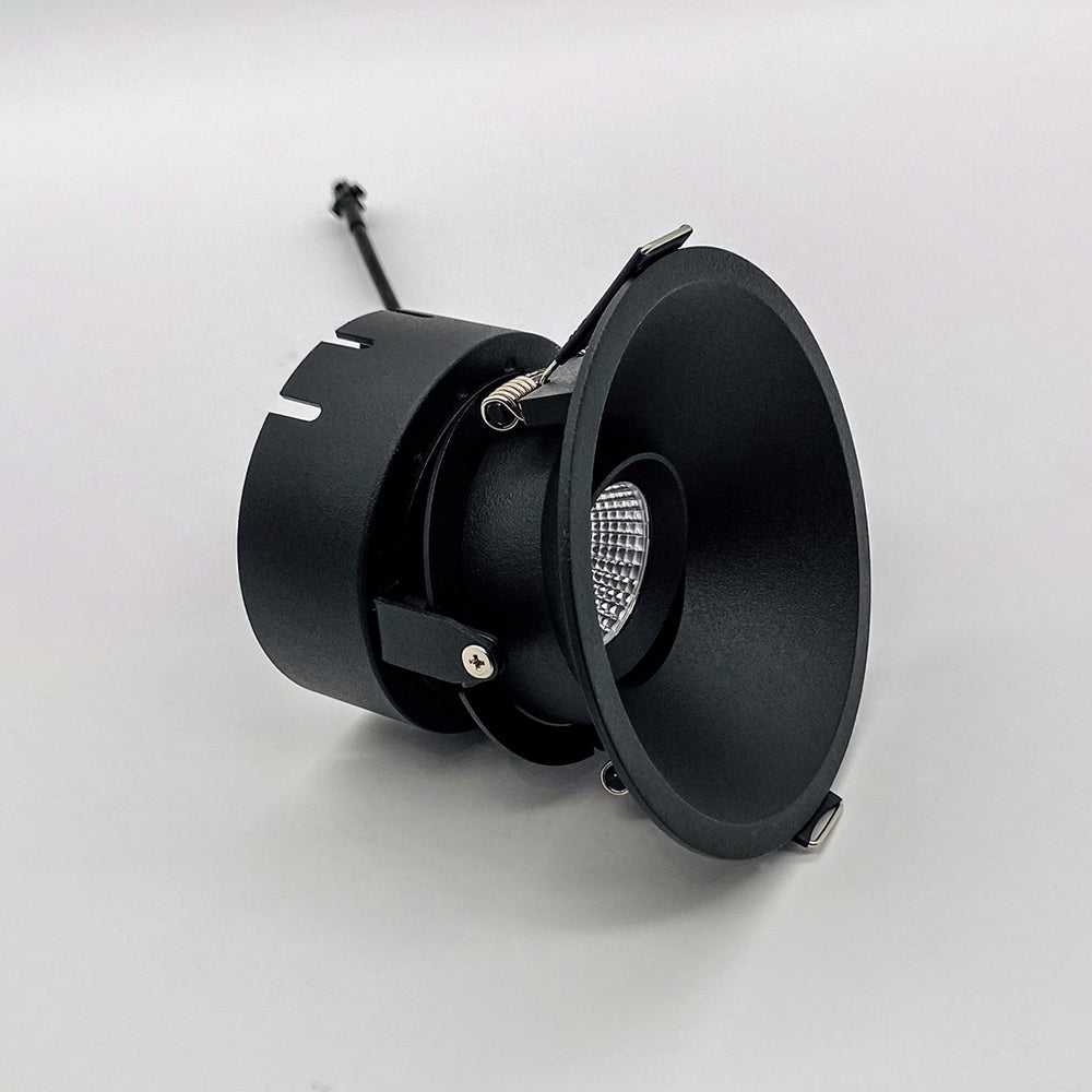 Prime 12W Dimmable LED Gimble Downlight Black / Warm White