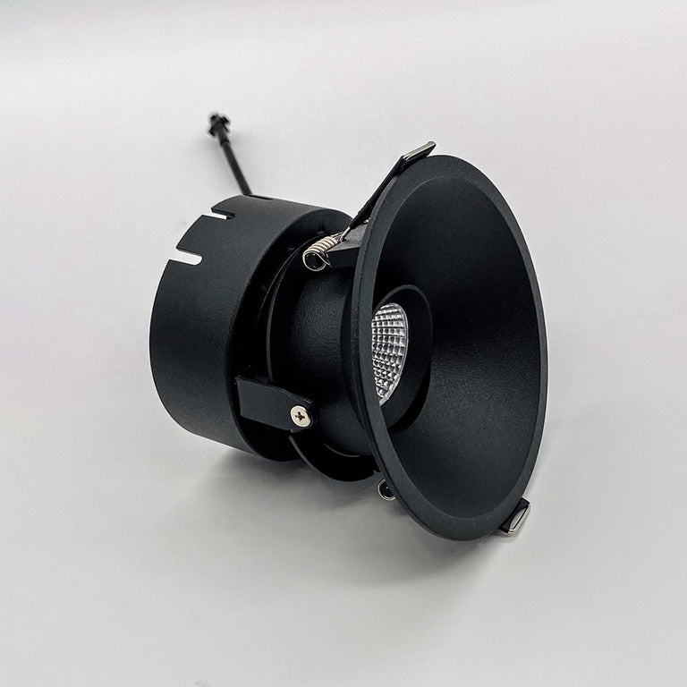 Prime 12W Dimmable LED Gimble Downlight Black / Warm White