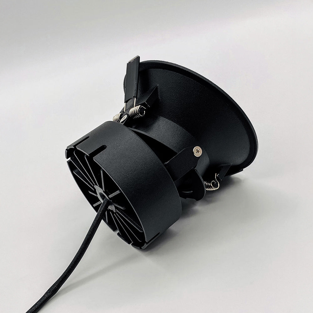 Prime 12W Dimmable LED Gimble Downlight Black / Warm White
