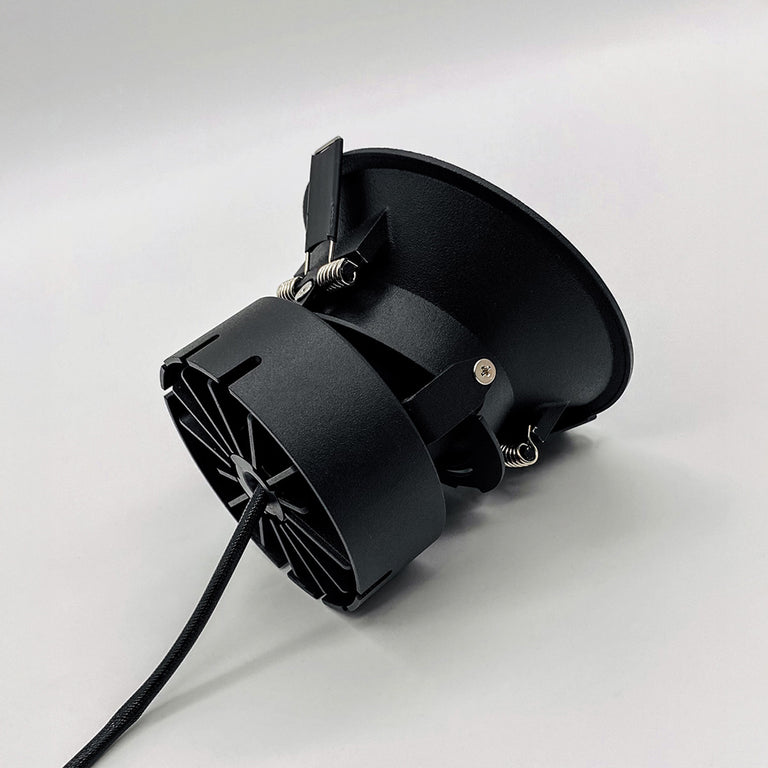 Prime 12W Dimmable LED Gimble Downlight Black / Warm White