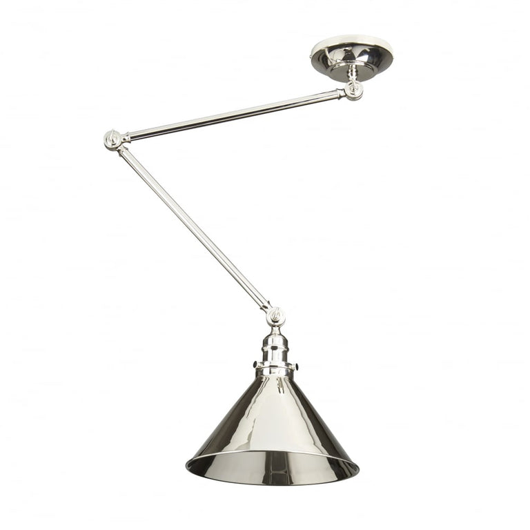 Provence Wall Light / Pendant Polished Nickel - PV-GWP-PN