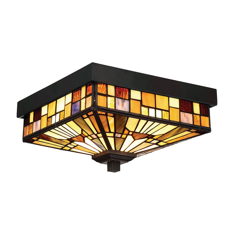 Inglenook Outdoor Flush Mount Valiant Bronze - QZ/INGLENOOK/F