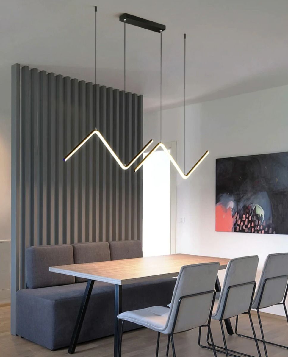 Riley 40W LED Pendant Black / Warm White
