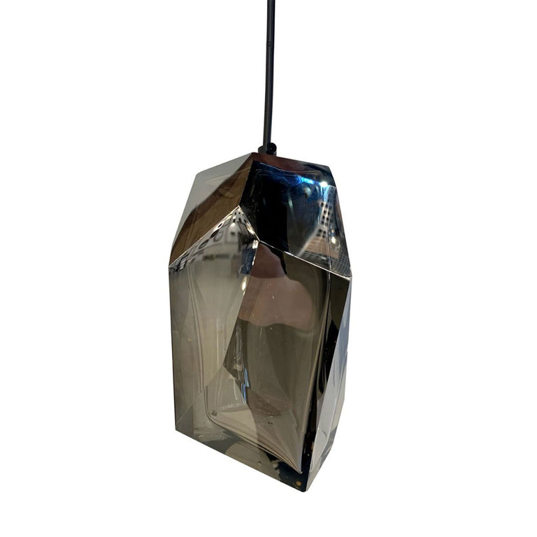 Crystal Rock Pendant Smoke