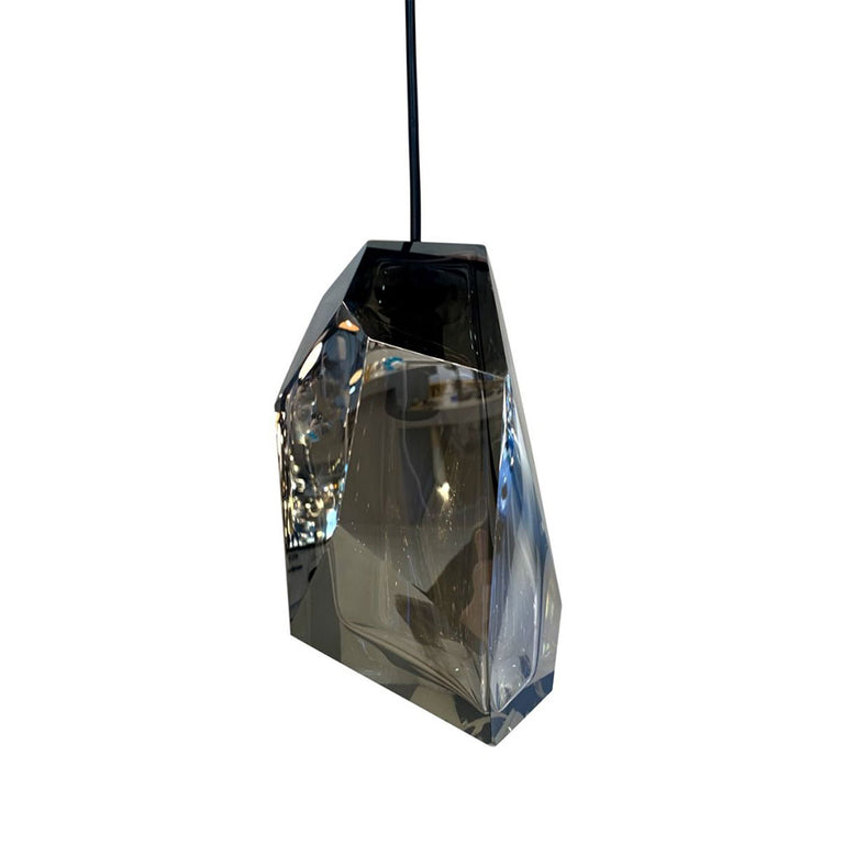 Crystal Rock Pendant Smoke