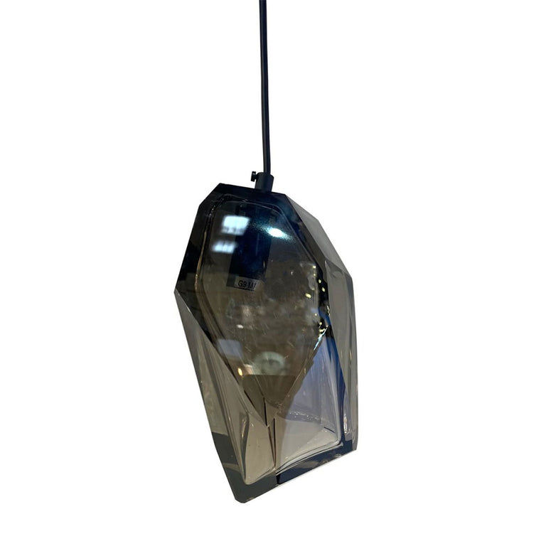 Crystal Rock Pendant Smoke
