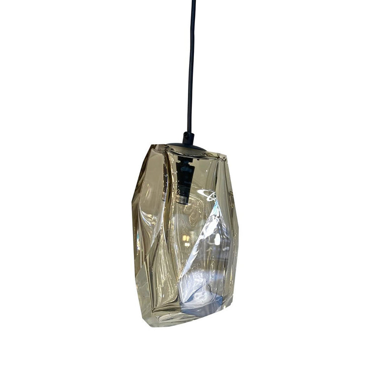 Crystal Rock Pendant Cognac