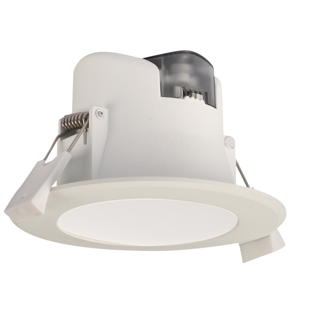 Wave Round 7W Dimmable LED Downlight White / Tri Colour - S9064TC WH