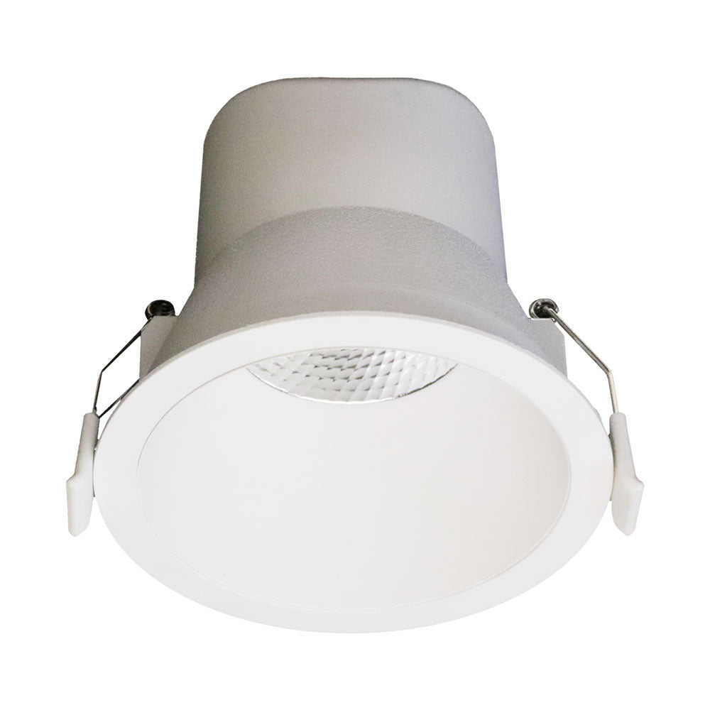 Coolum Plus 12W Dimmable LED Downlight White / Tri-Colour - S9069TC/WH