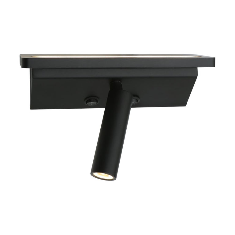 Scania LED Wall Light Black / Warm White - SCAN2WLEDBLK