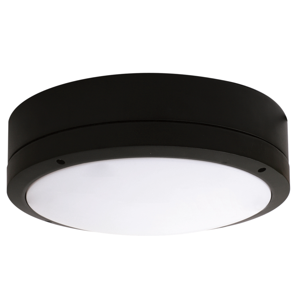 Cooper 23W LED Emergency Commercial Bunker Black / Tri-Colour - SE7083TC/EM/BK