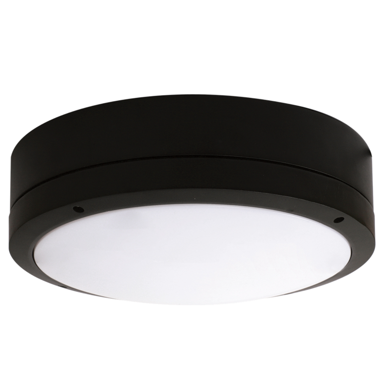 Cooper 23W LED Emergency Commercial Bunker Black / Tri-Colour - SE7083TC/EM/BK