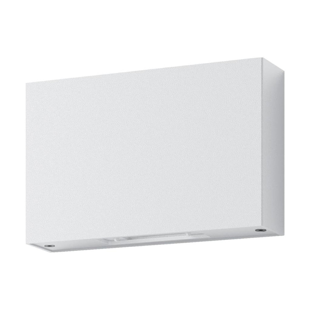 Sierra 12W LED 240V Up/Down Square Wall Pillar Light White / White - 19639