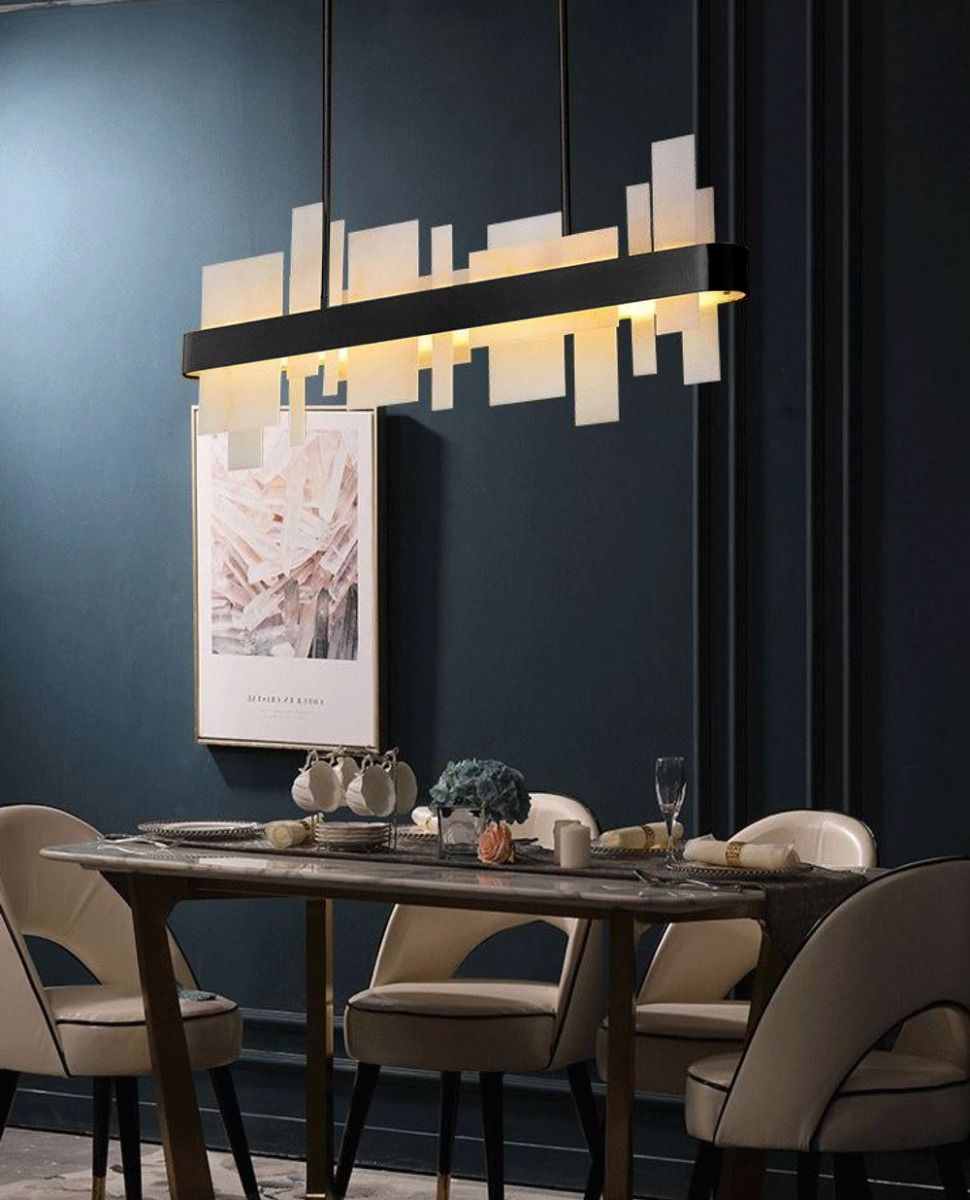 Slate 80W LED Pendant Black / Warm White