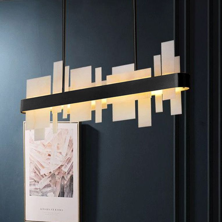 Slate 80W LED Pendant Black / Warm White
