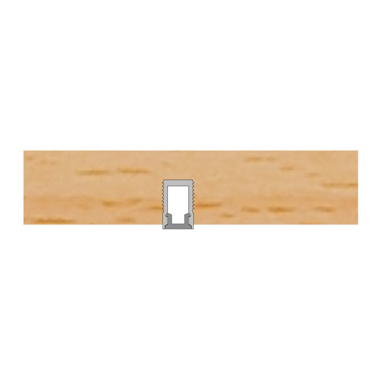 SLT LED Strip 1 Metre Trimless Channel Silver - SLT6050