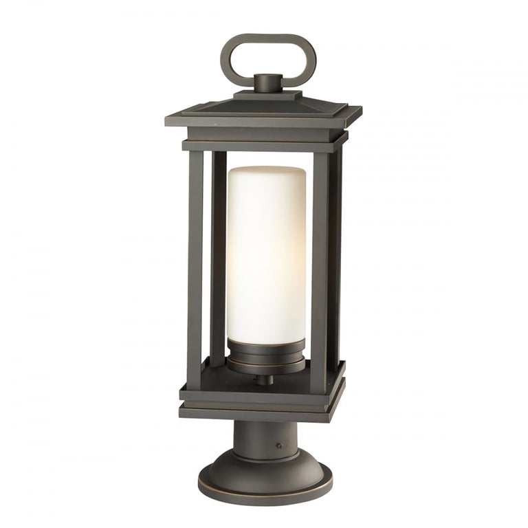 South Hope Large Pedestal Rubbed Bronze - KL/SOUTH/HOPE3/L