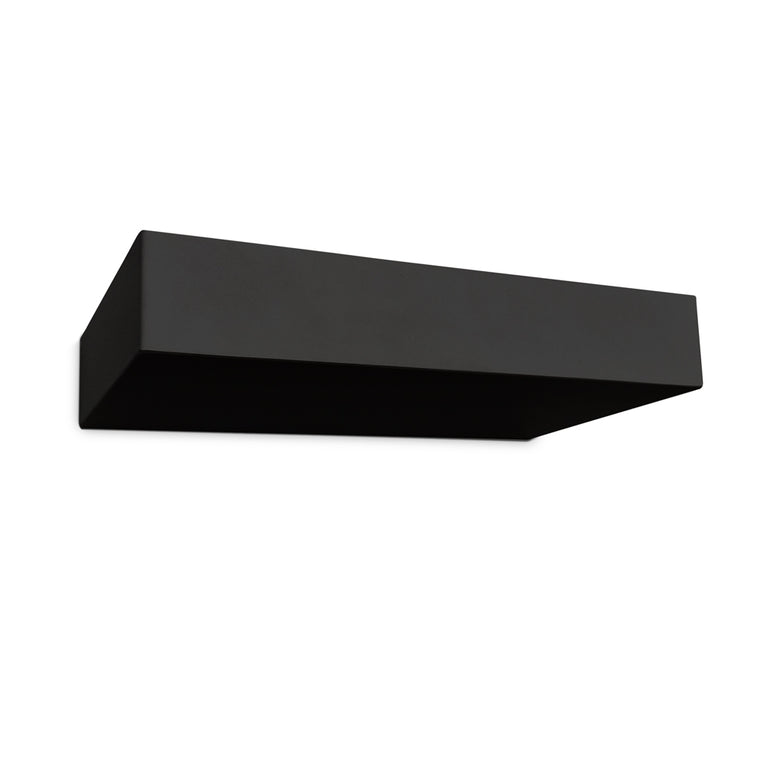 Square Up 20W LED Wall Light Black