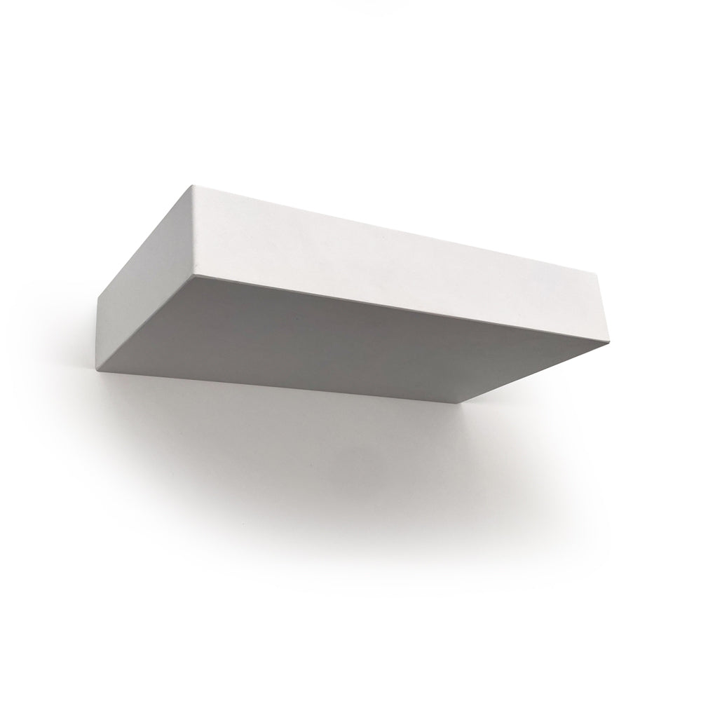 Square Up 20W LED Wall Light White