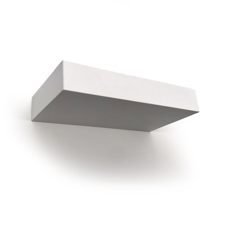 Square Up 20W LED Wall Light White