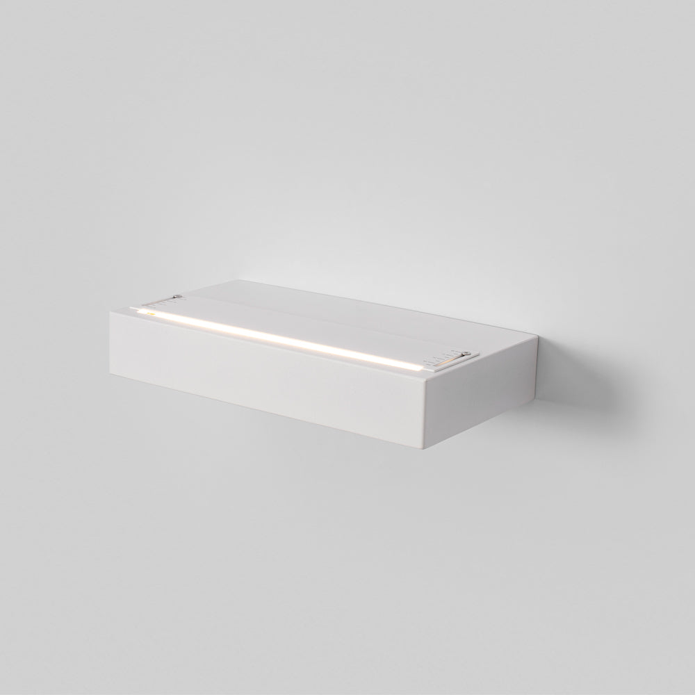 Square Up 20W LED Wall Light White