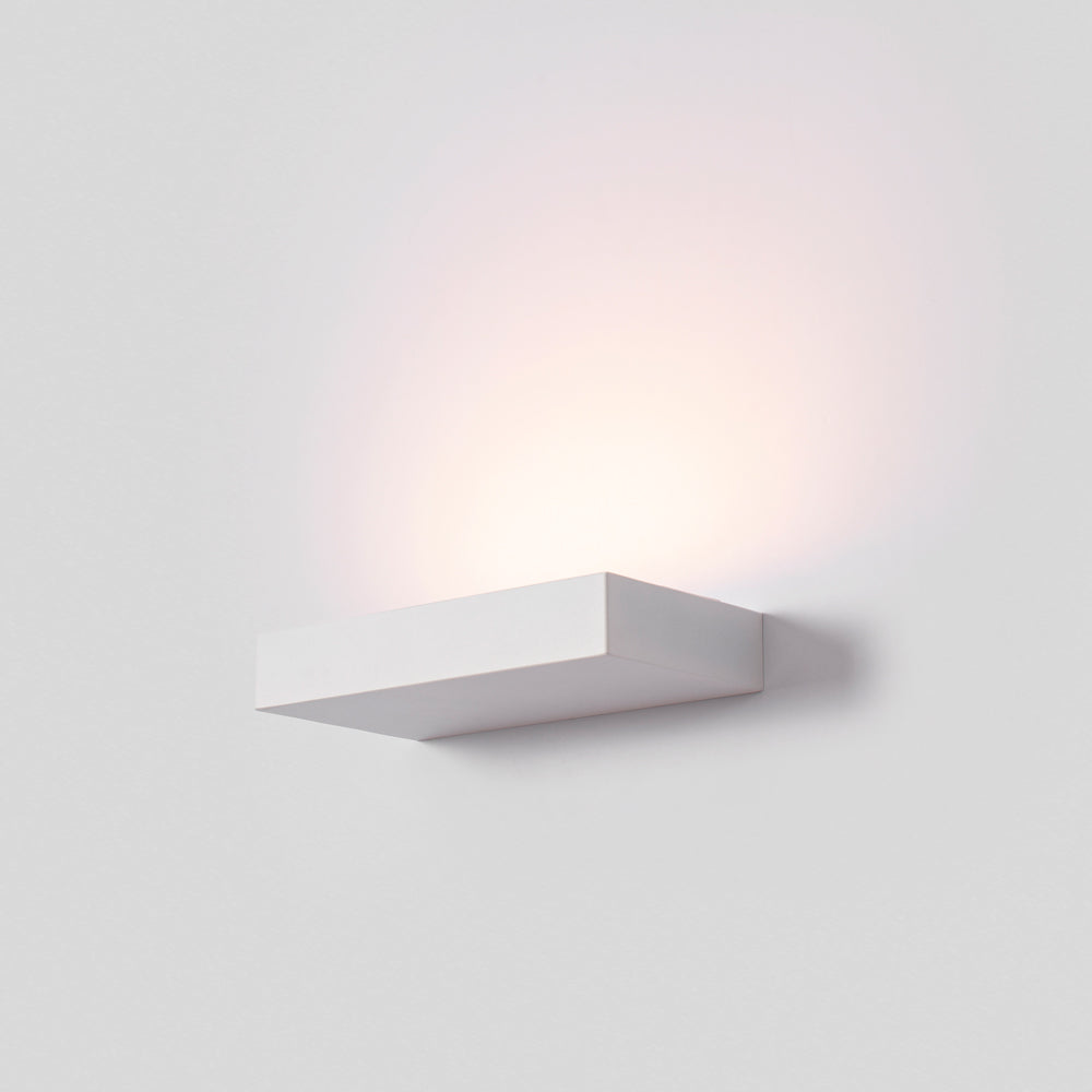 Square Up 20W LED Wall Light White