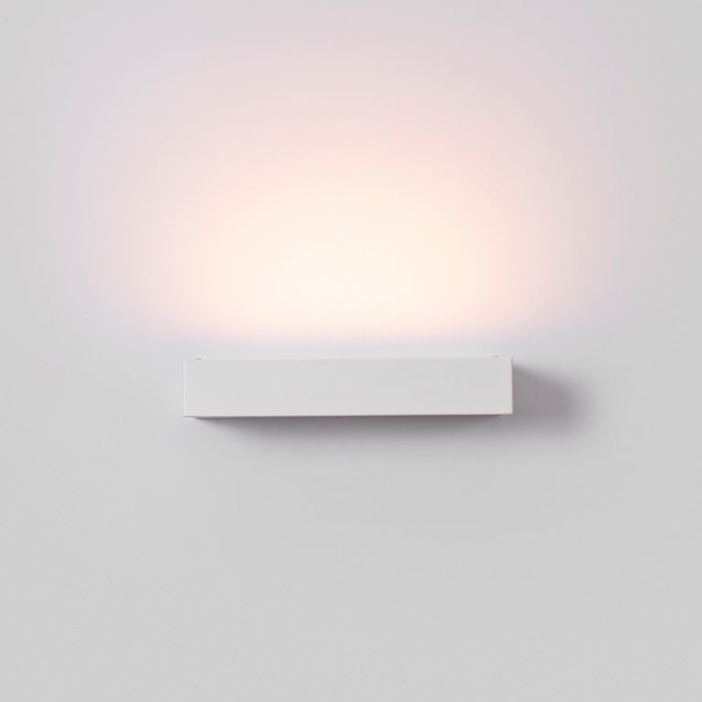 Square Up 20W LED Wall Light White