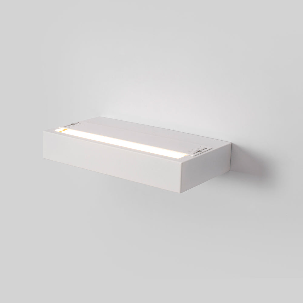 Square Up 20W LED Wall Light White