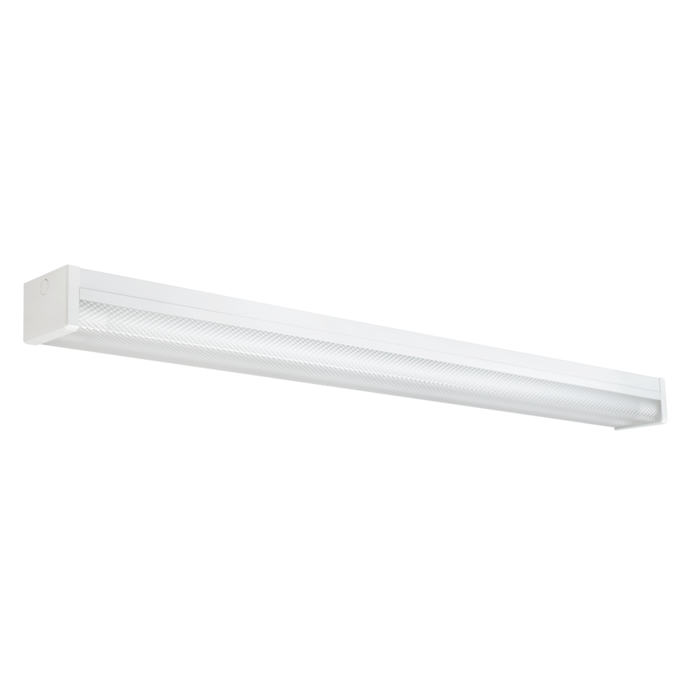 Wide Body Emergency 2 x 18W LED 1200mm Batten White Tri-Colour - STD25/212TC/EM