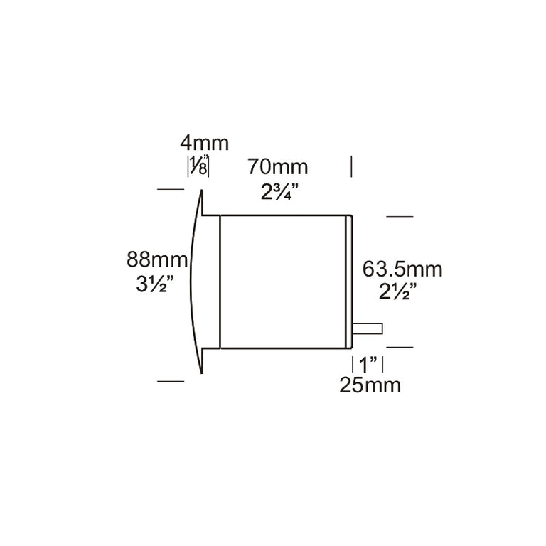 Step Lite Louvre 12V / 24V Copper - SLLU/COP