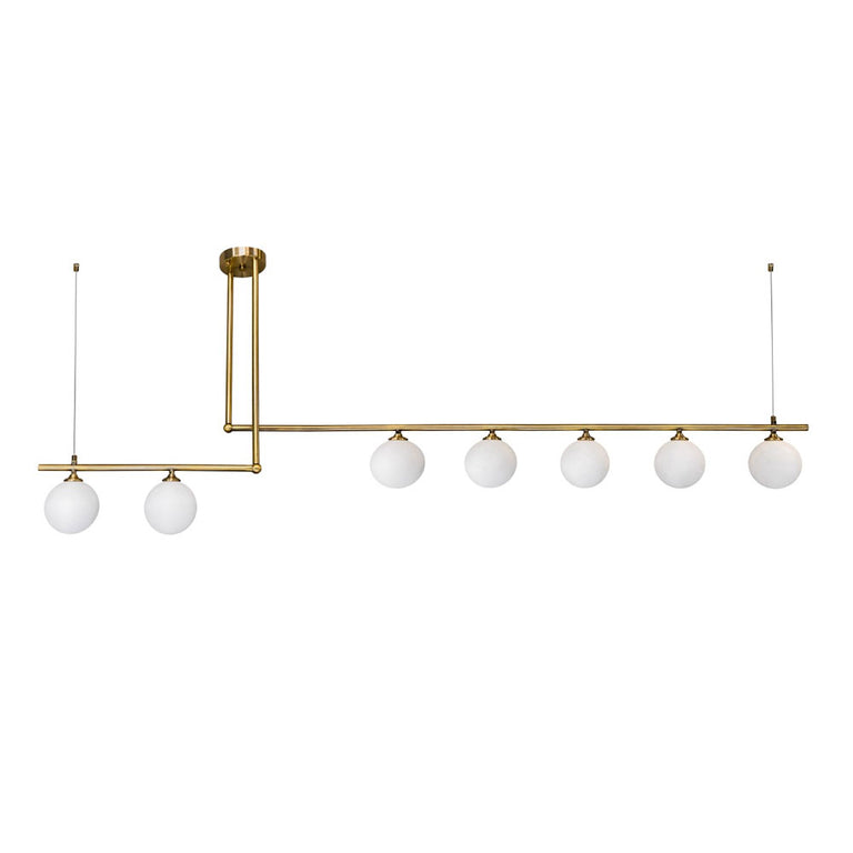 Tetris 7 Light Pendant Gold