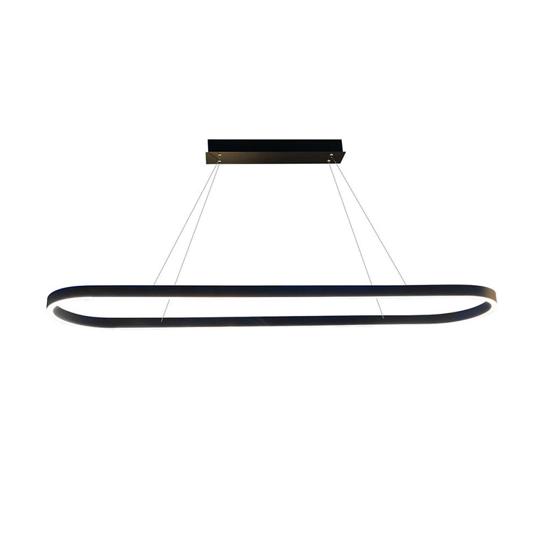 Sudor 1.5M LED Dimmable Down Pendant Light Black / Warm White