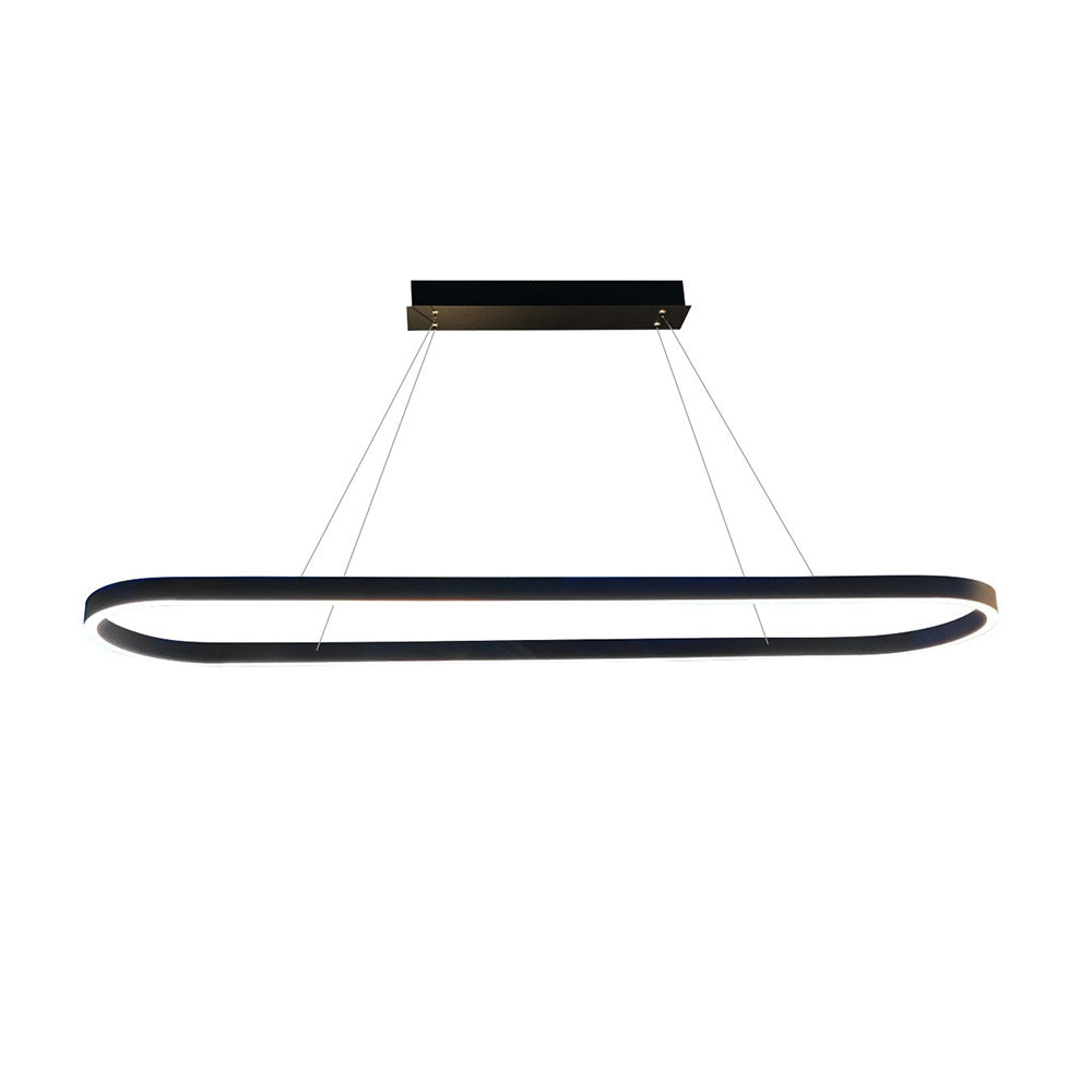 Sudor 1.5M LED Dimmable Up/Down Pendant Black / Warm White