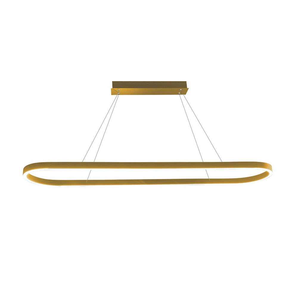 Sudor 1.5M LED Dimmable Up/Down Pendant Gold / Warm White