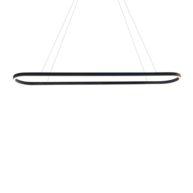 Sudor 2M LED Dimmable Up/Down Pendant Black / Warm White