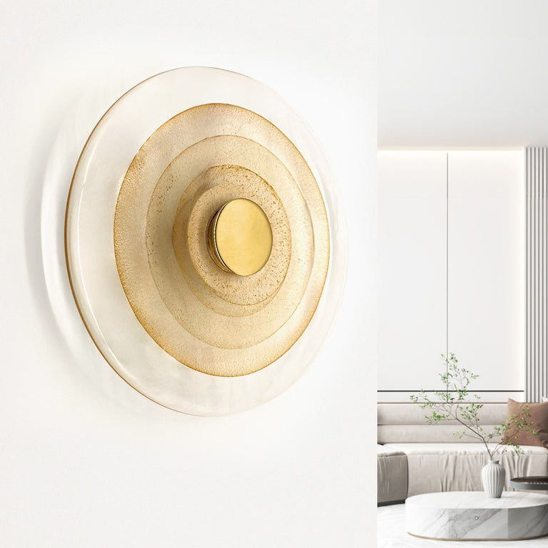 Twirl 350 LED Wall Light Brass