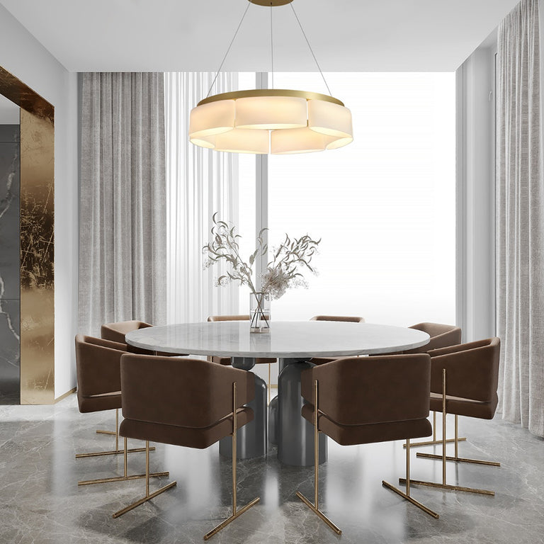 Swiss 650 Dimmable LED Pendant Gold / Warm White